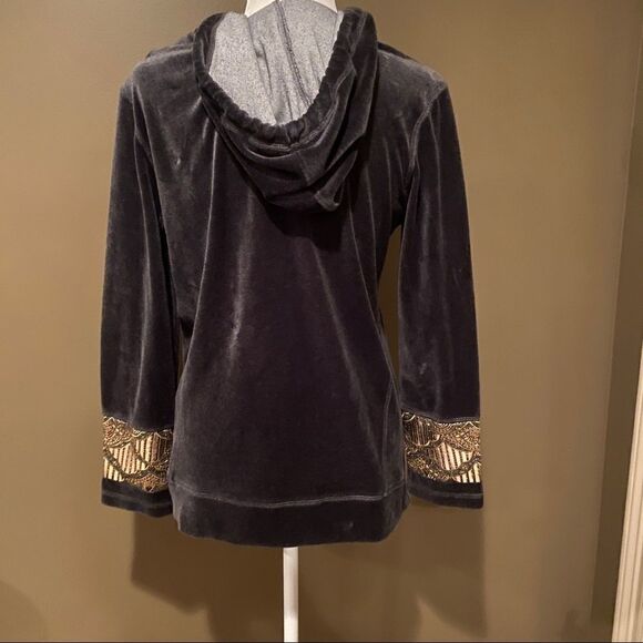 Chico’s Zenergy Velour Jacket Medium - Picture 6 of 13